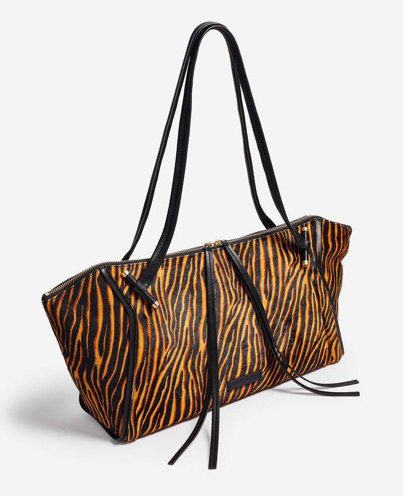 Kenneth Cole - Tiger Print East West Top Zip Tote WOMENS TOTE BAG for Women
