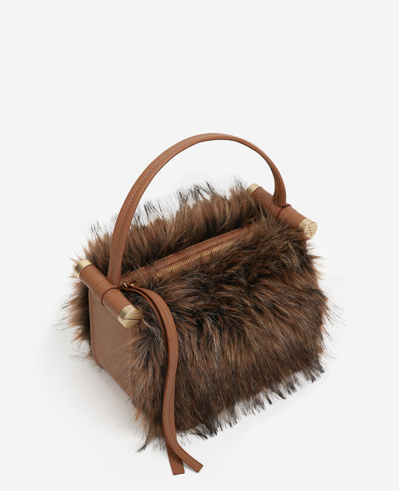 Kenneth Cole - Fur Top Handle Bag WOMENS HANDBAG for Women