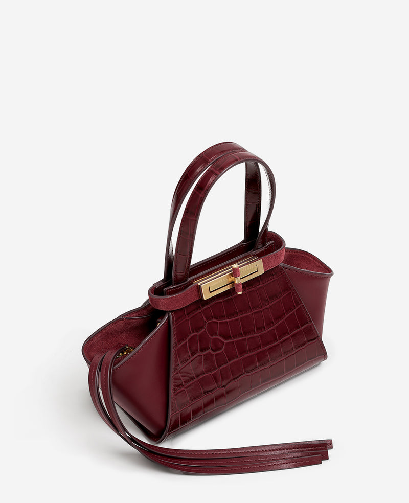 Kenneth Cole - Crosby Croc Small Satchel WOMENS HANDBAG for Women