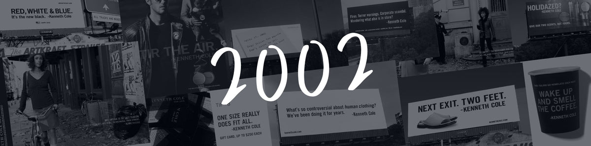 Image banner to indicate collection of campaigns from 2002.