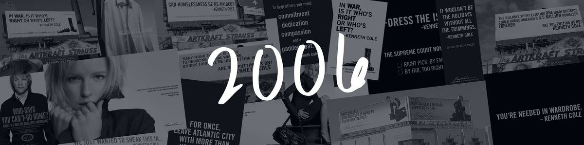 Image banner to indicate collection of campaigns from 2006.