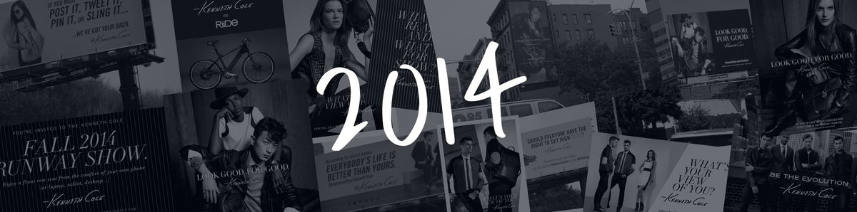 Image banner to indicate collection of campaigns from 2014.