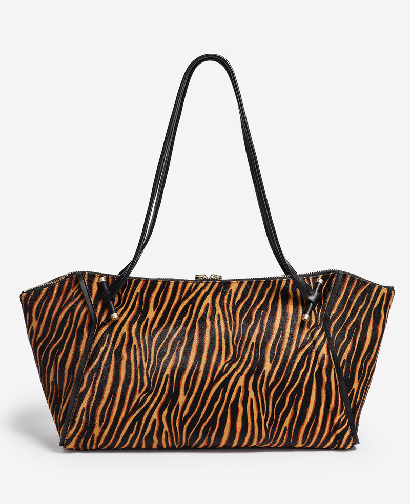 Kenneth Cole - Tiger Print East West Top Zip Tote WOMENS TOTE BAG for Women