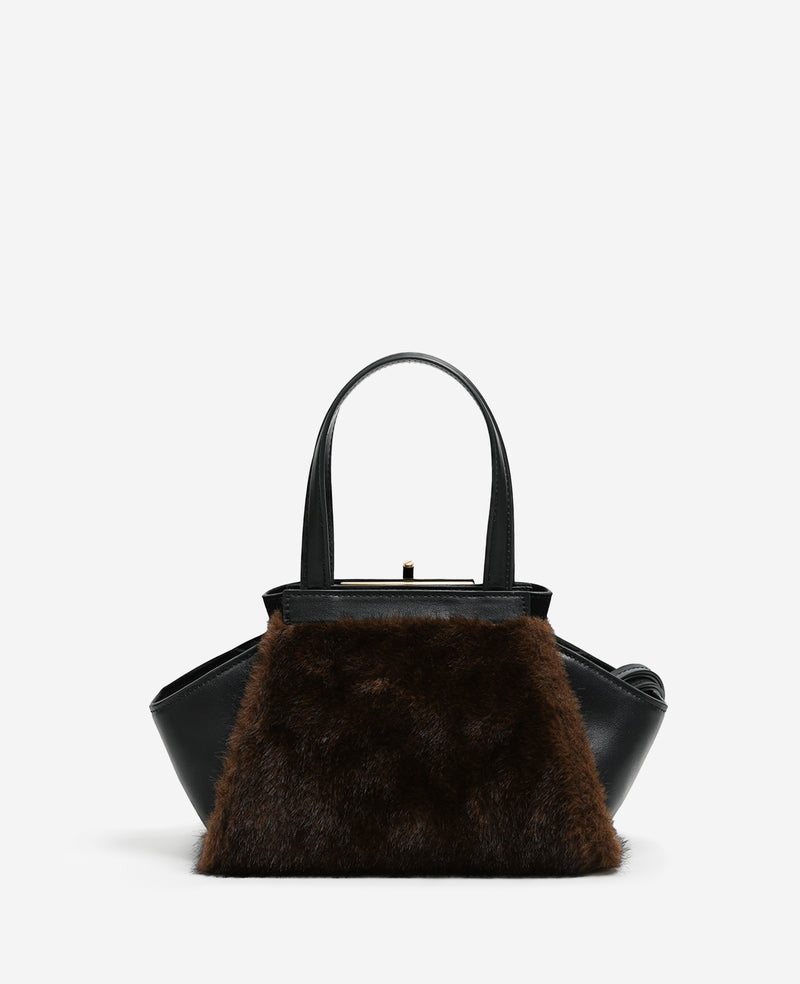 Kenneth Cole - Fur Mini Satchel WOMENS HANDBAG for Women