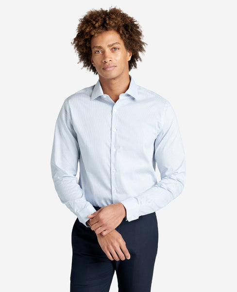 Slim-Fit Stretch Dress Shirt Powder Blue | Kenneth Cole Slim-Fit Stretch Dress Shirt Powder Blue | Kenneth Cole