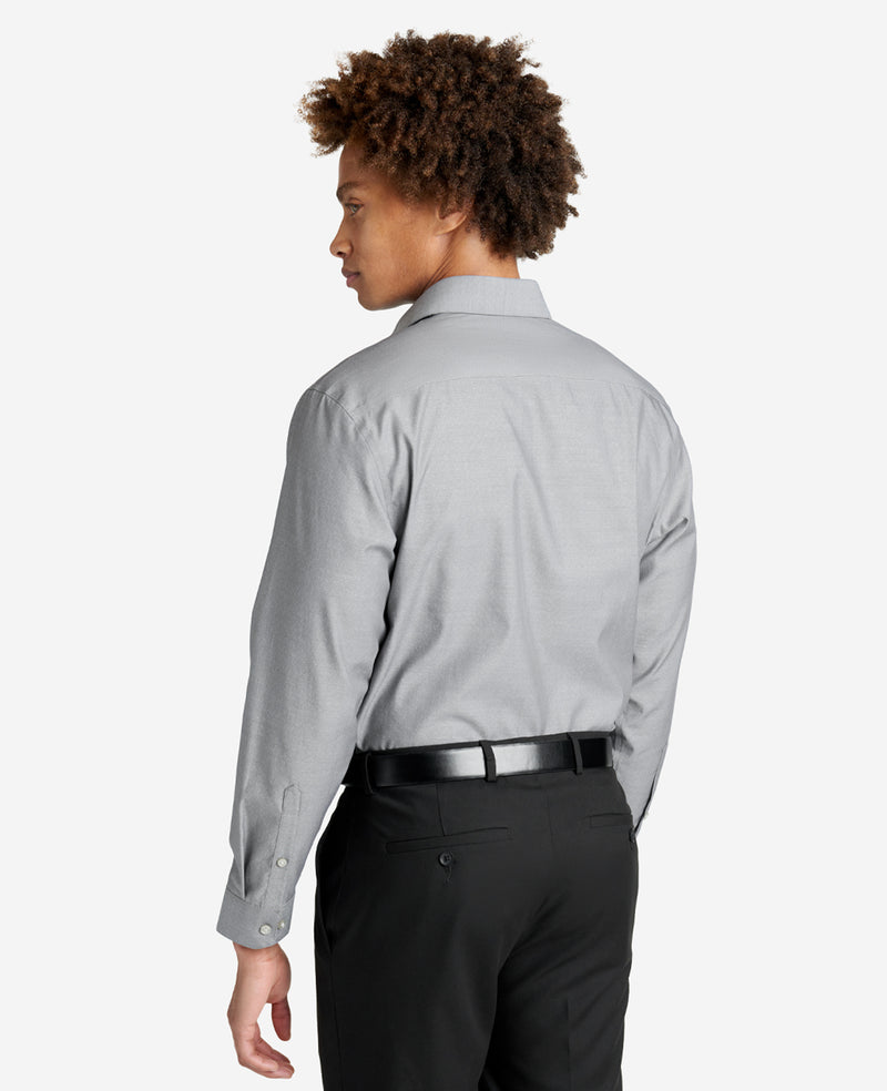 kenneth cole slim fit dress shirt Kenneth Cole Men's Solid Slim Fit Performance Shirt - Black
