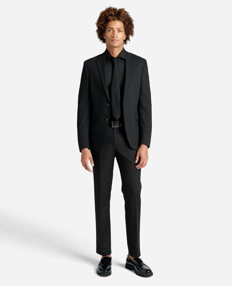 Kenneth Cole | Slim Fit Sustainable Stretch Collar Solid Dress Shirt in Black, Size: 15.5/32 Kenneth Cole | Slim Fit Sustainable Stretch Collar Solid Dress Shirt in Black, Size: 15.5/32