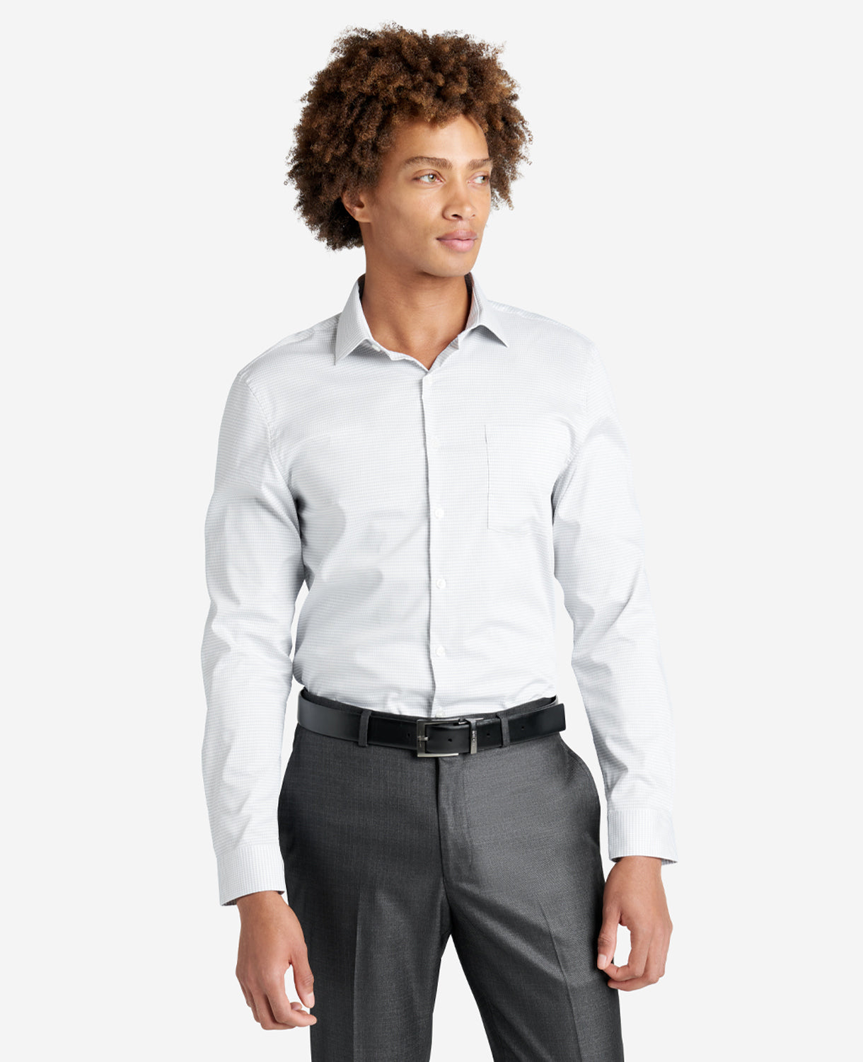 Slim Fit TEKFIT Stretch Collar Dress Shirt Kenneth Cole