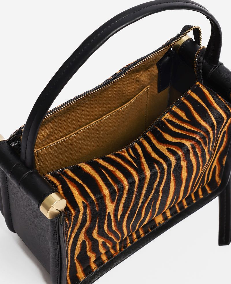 Kenneth Cole - Tiger Print Small Top Handle Bag WOMENS TOP HANDLE BAG for Women