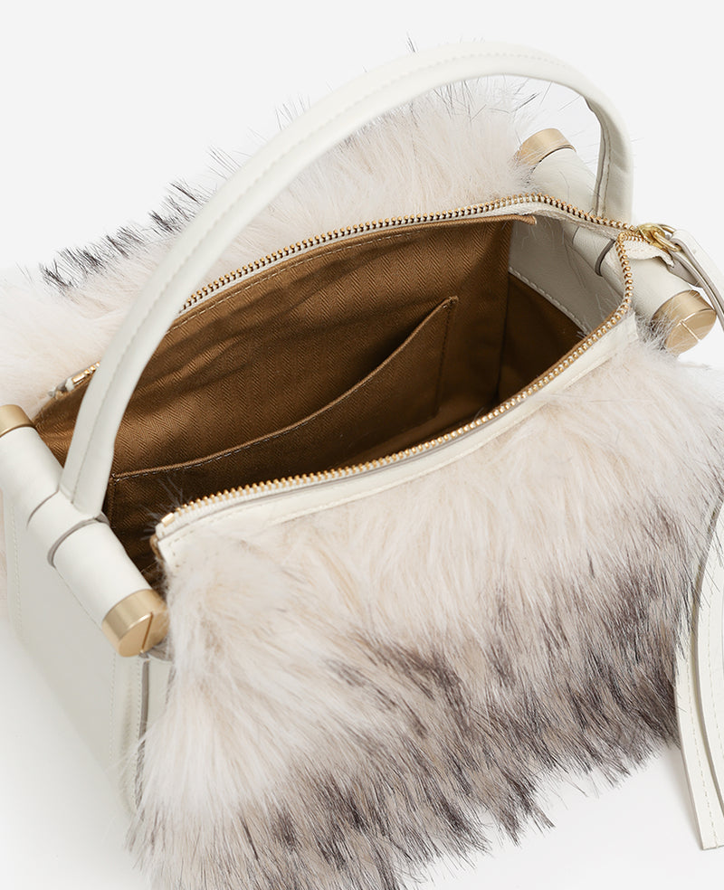 Kenneth Cole - Fur Top Handle Bag WOMENS HANDBAG for Women