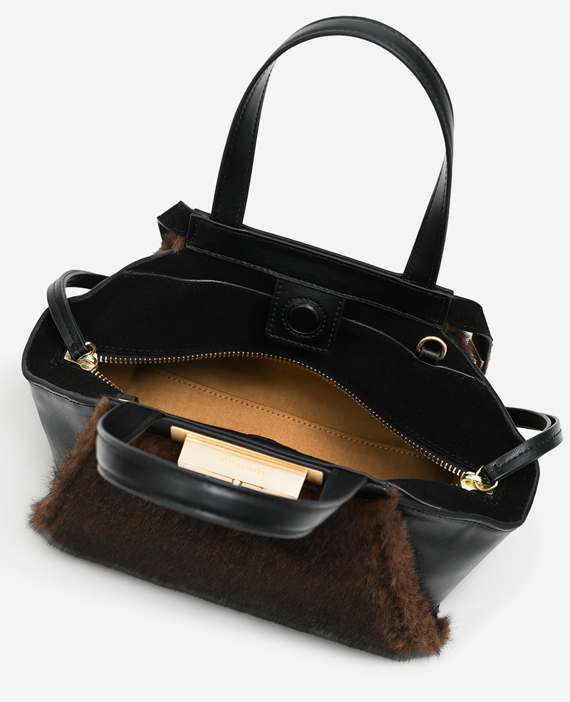 Kenneth Cole - Fur Mini Satchel WOMENS HANDBAG for Women