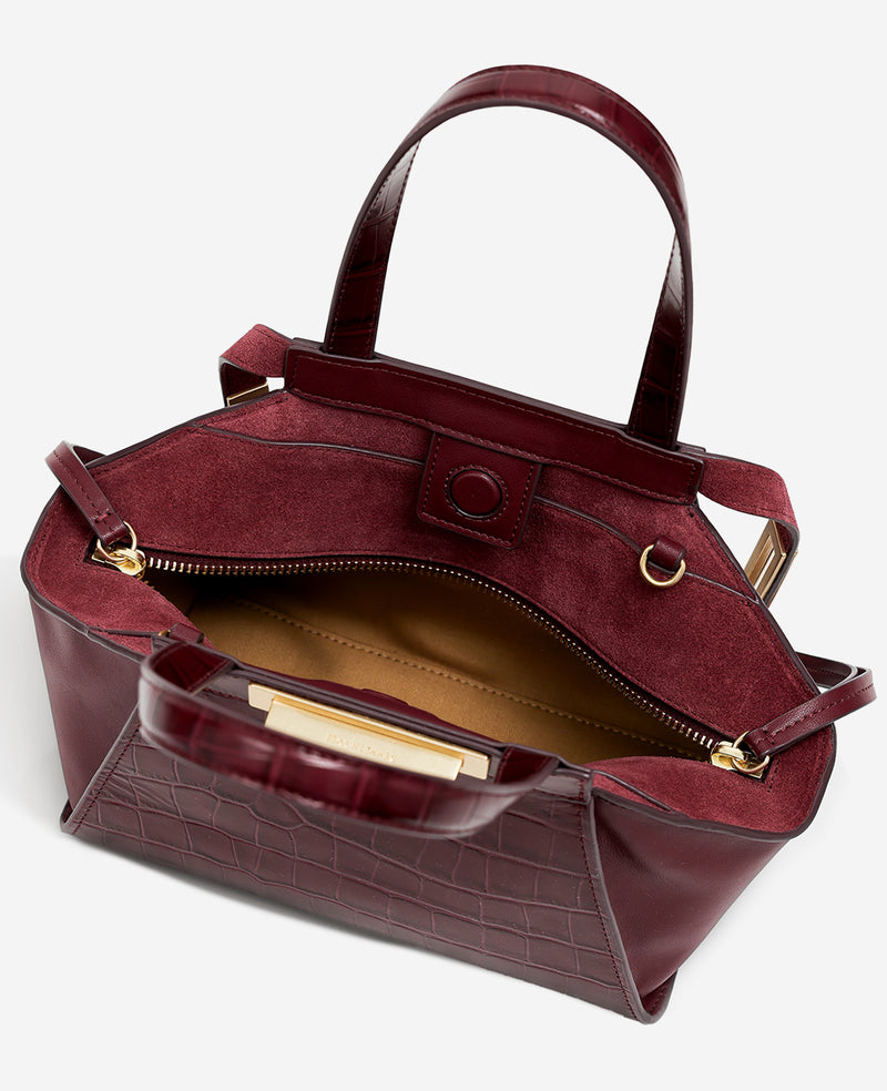 Kenneth Cole - Crosby Croc Small Satchel WOMENS HANDBAG for Women