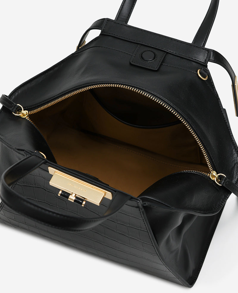 Kenneth Cole - Crosby Croc Satchel WOMENS HANDBAG for Women