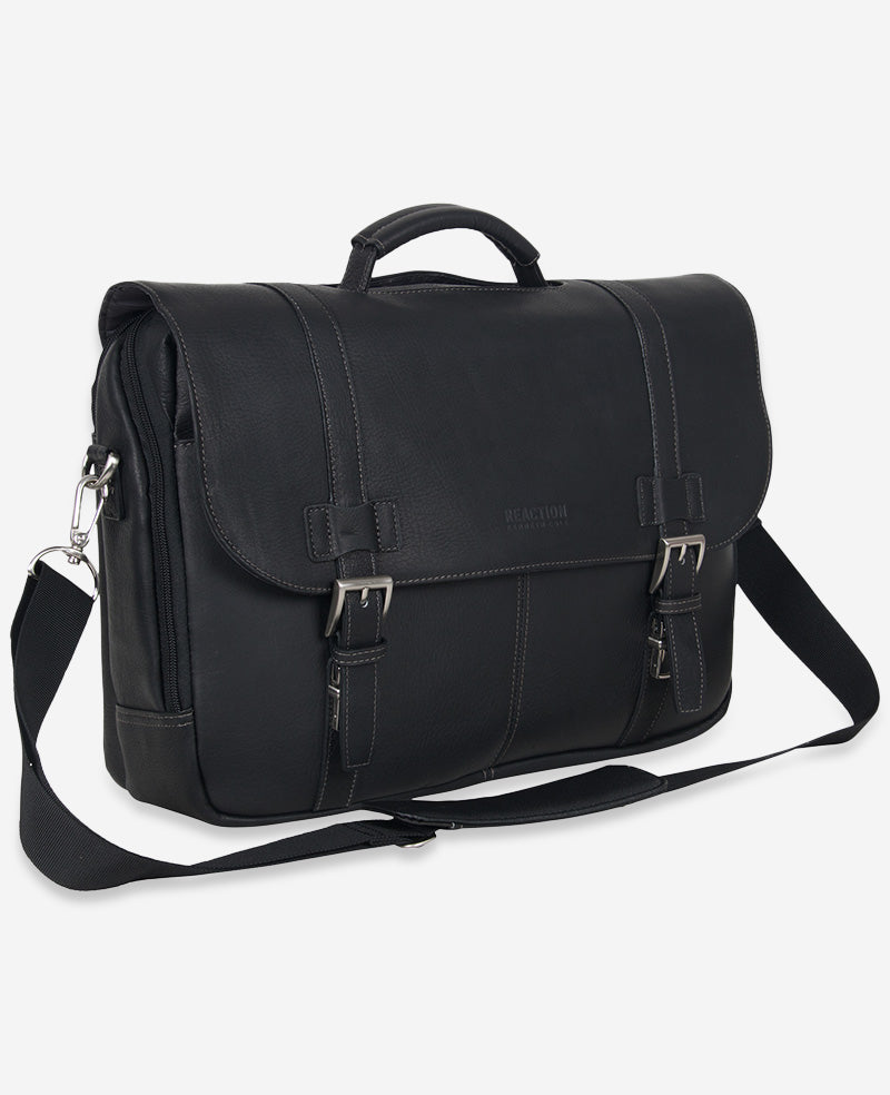 colombian leather flapover backpack Colombian Leather Flapover Messenger Bag