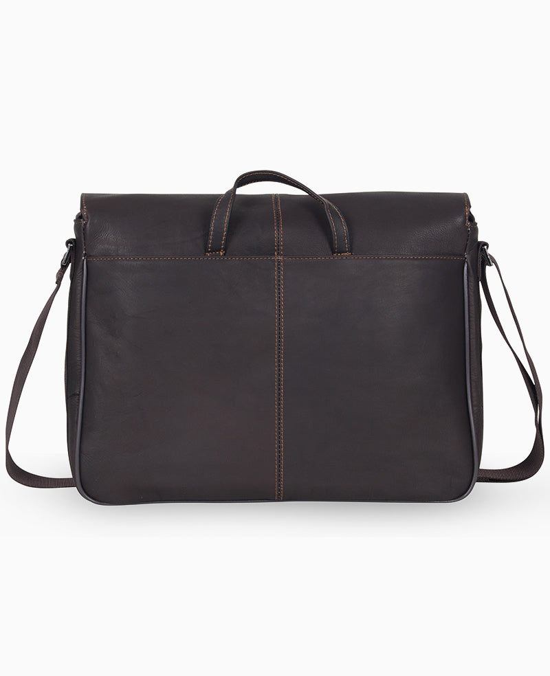 Kenneth Cole Reaction Leather Risky Business Messenger Bag