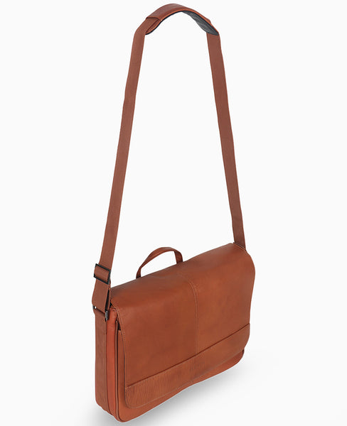 Leather Messenger Bag – 15.6” Laptop Ready | Kenneth Cole