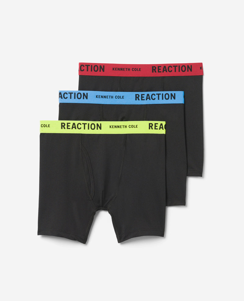 Boxer Stretch Kenneth Cole - Micro Stretch Mesh Boxer Briefs 3-Pack MENS UNDERWEAR ...