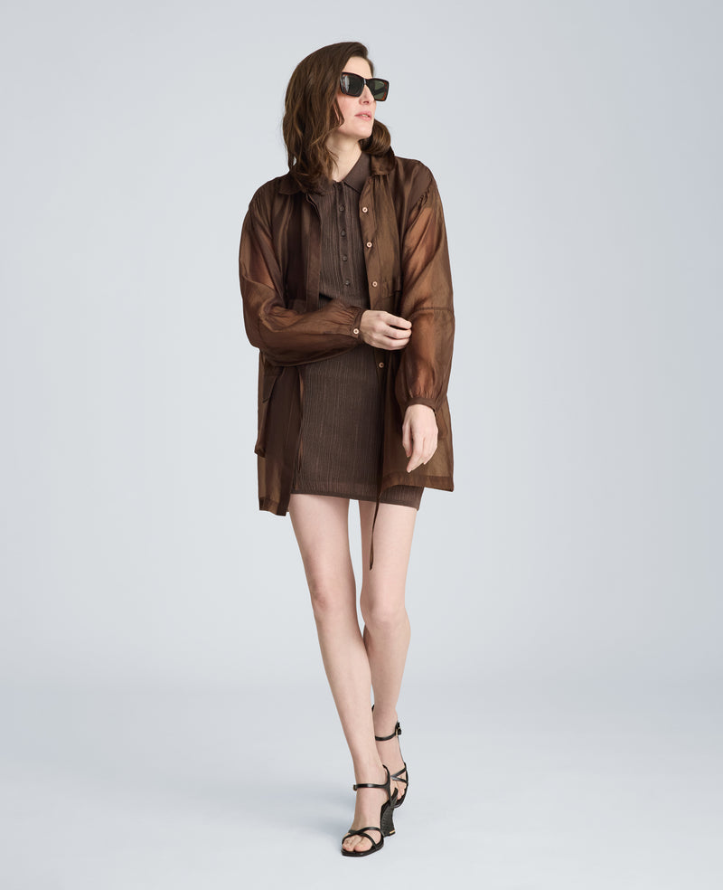 Kenneth Cole - Varigated Polo Cap Sleeve Sweater Dress WOMENS DRESS for Women