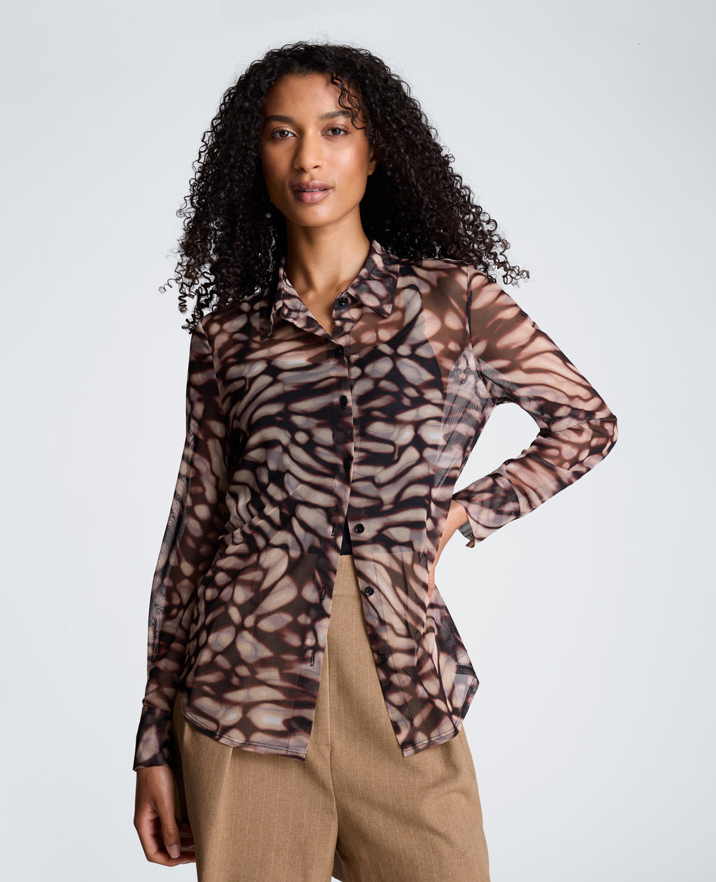 Kenneth Cole - Front Button Shirt WOMENS KNITS for Women 