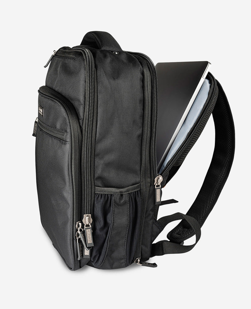 brooklyn industries leather backpack Kenneth Cole Reaction Brooklyn Backpack, Black, 16 in