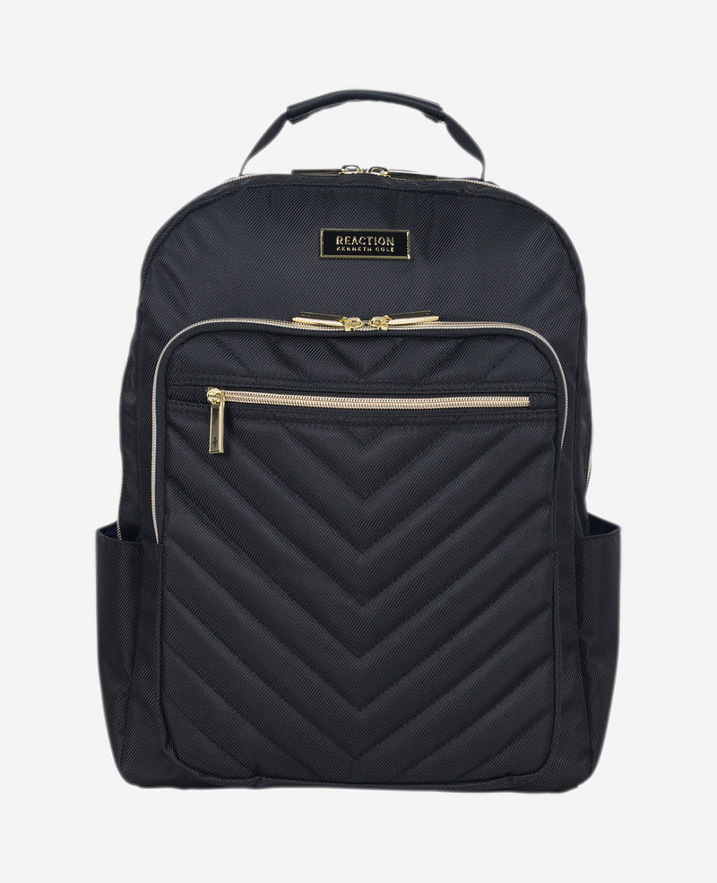 black quilted laptop backpack KROSER 17 Inch USB Matte Purple / Pink Comfortable Carrying Kenneth Cole Reaction Navy Chevron