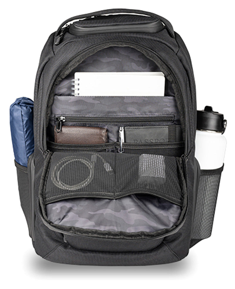 backpack with a laptop compartment Cool Sling Pack 15 in Sleeve What Can Fit? Kenneth Cole Parker Backpack, Black