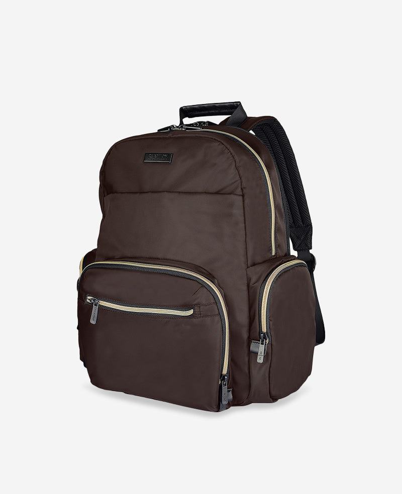 brown laptop backpack Kenneth Cole Reaction Sophie Backpack, Chocolate Brown, 15" Laptop