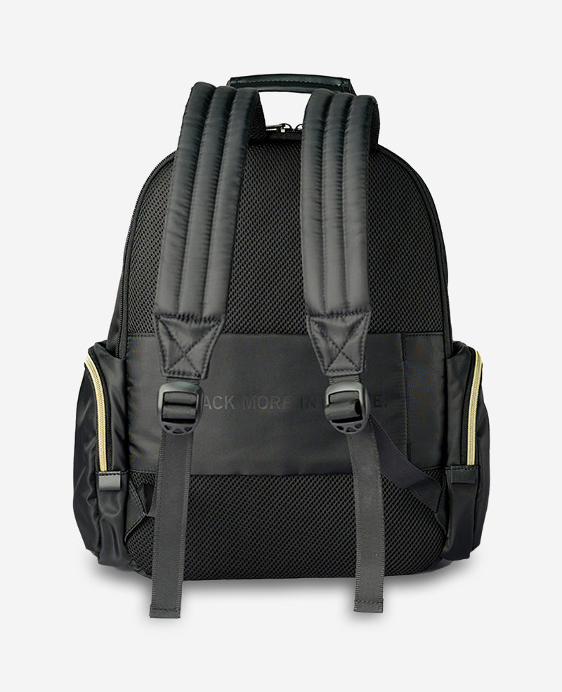 black nylon backpack laptop Kenneth Cole Reaction Sophie Backpack, Black, 15" Laptop