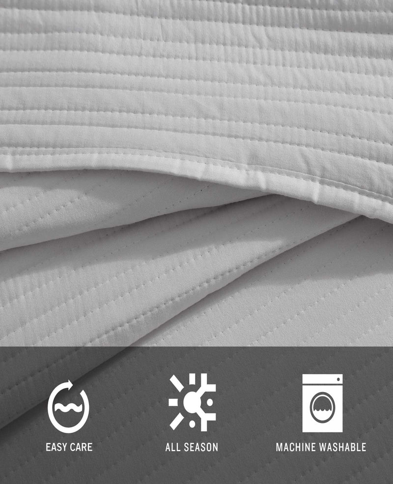 Kenneth Cole - Washed Channel Quilt Set Bedding