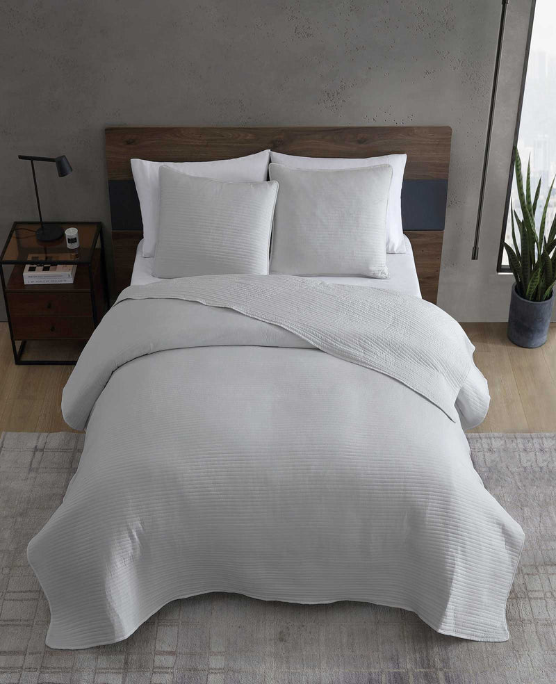 Kenneth Cole - Washed Channel Quilt Set Bedding