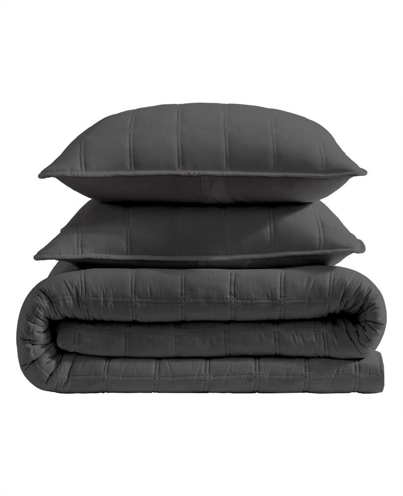 Kenneth Cole - Stonewashed Quilt Set Bedding