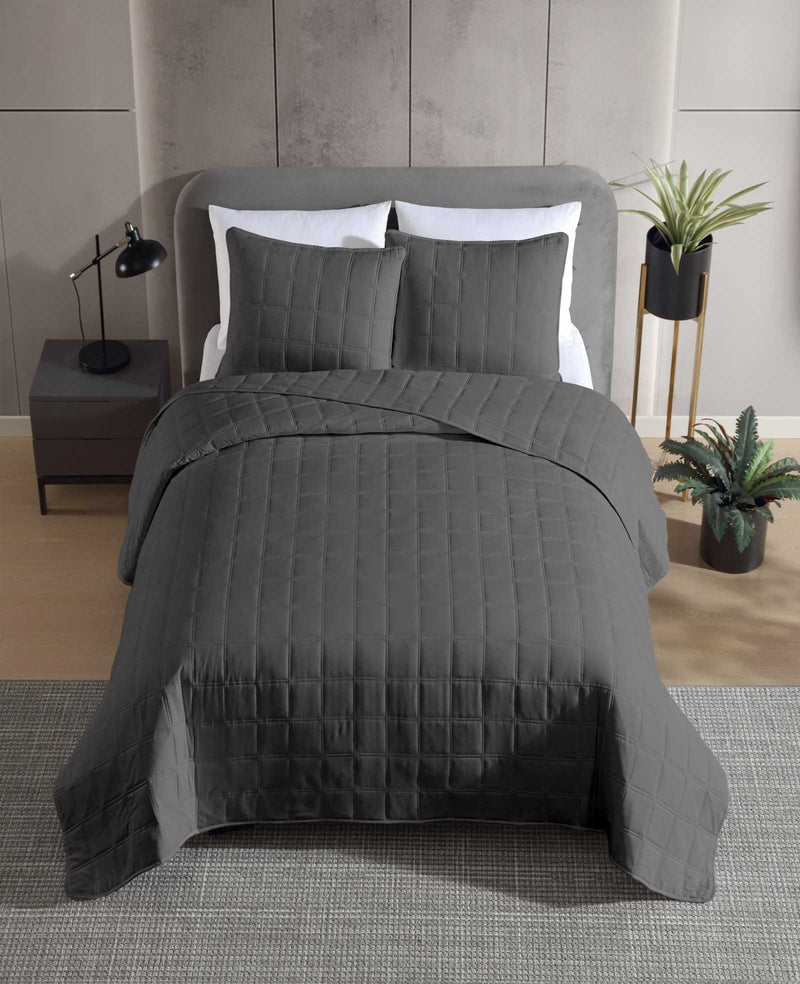 Kenneth Cole - Stonewashed Quilt Set Bedding