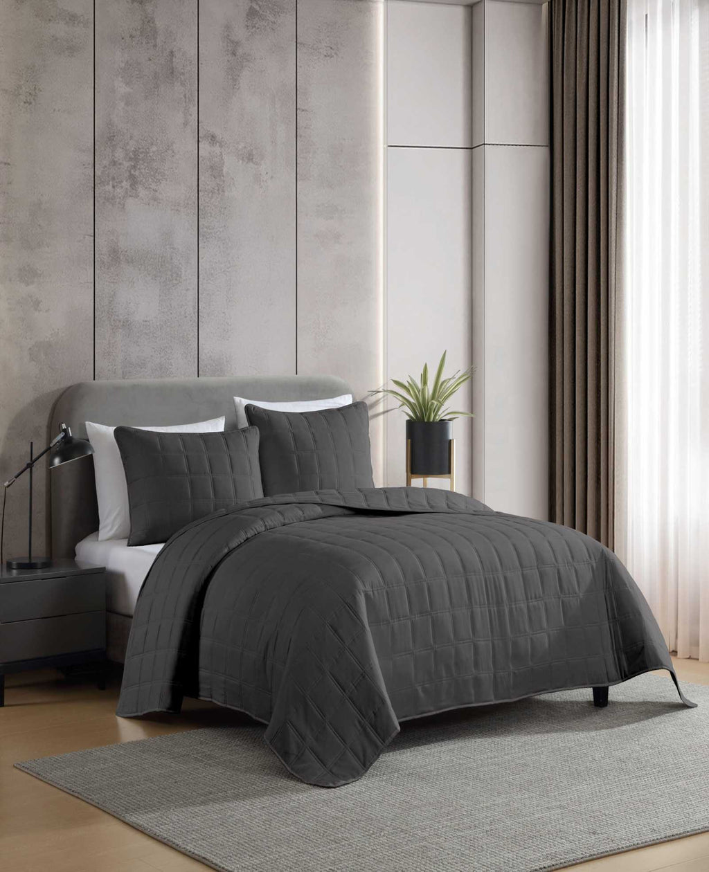 Kenneth Cole - Stonewashed Quilt Set Bedding 