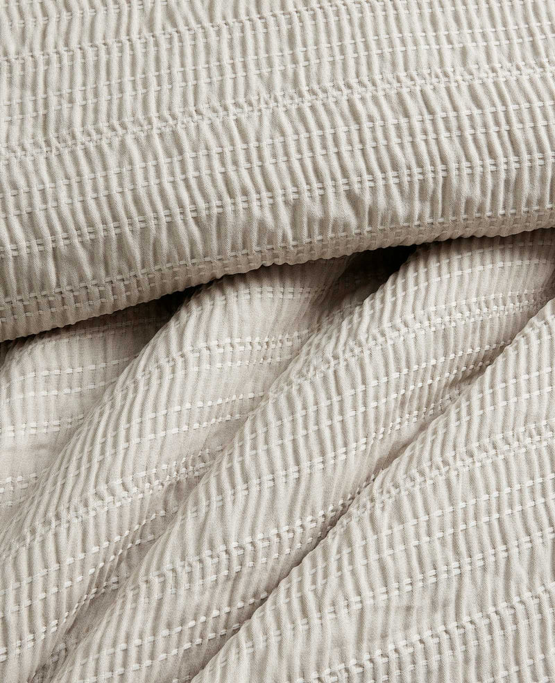 Kenneth Cole - Stitched Gauze Comforter Set Bedding