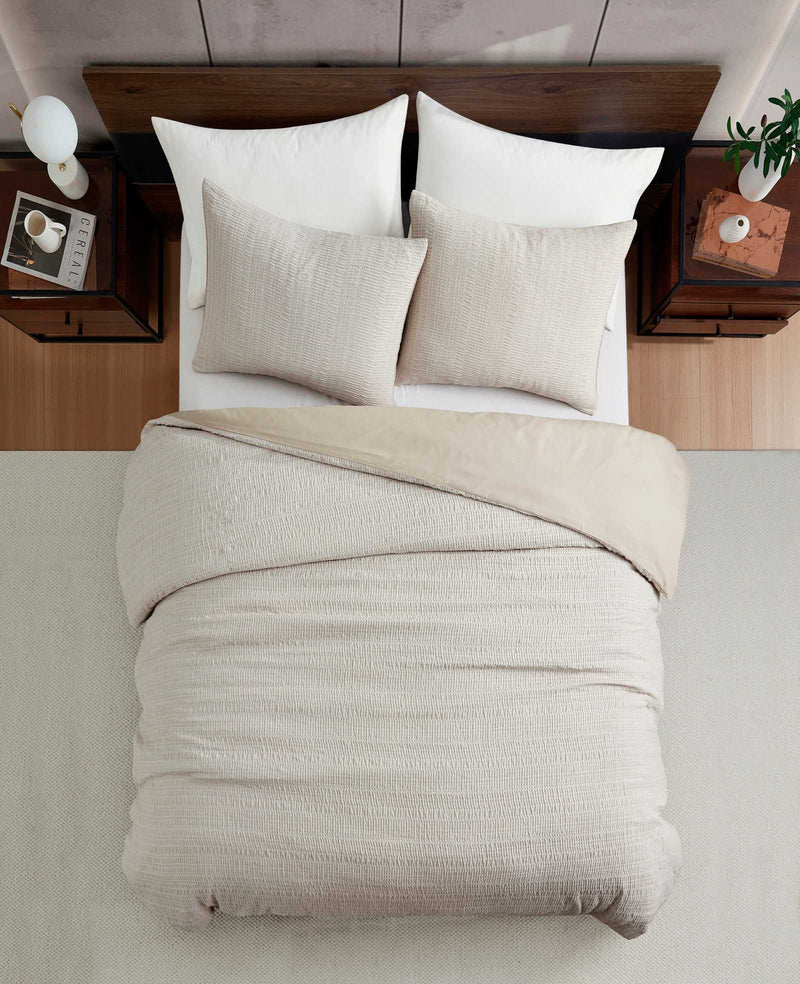 Kenneth Cole - Stitched Gauze Comforter Set Bedding