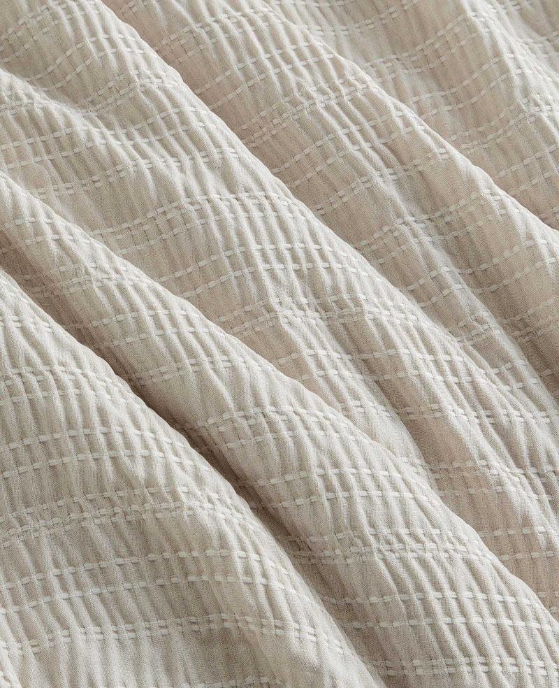 Kenneth Cole - Stitched Gauze Comforter Set Bedding