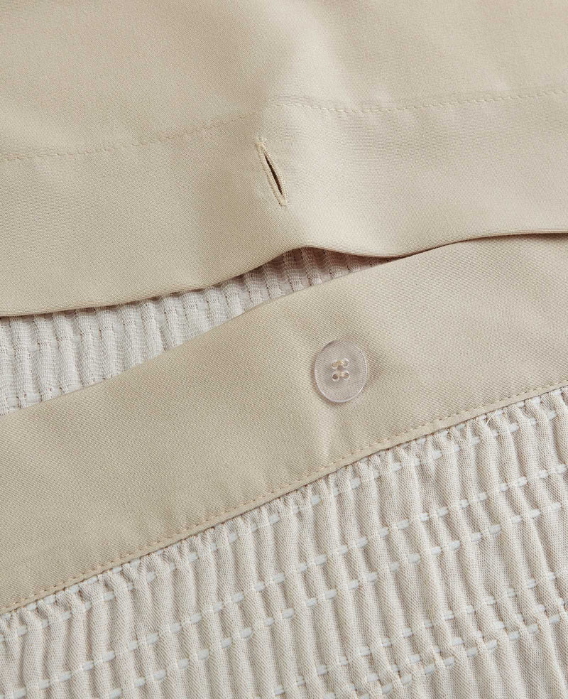 Kenneth Cole - Stitched Gauze Duvet Set Bedding