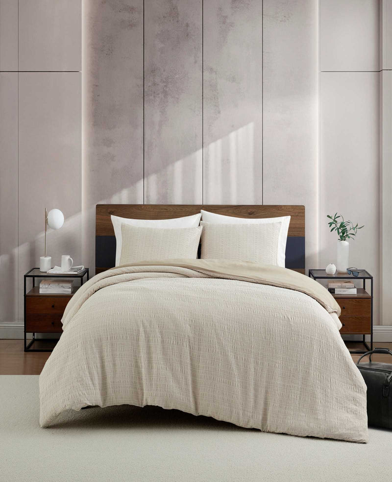 Kenneth Cole - Stitched Gauze Duvet Set Bedding