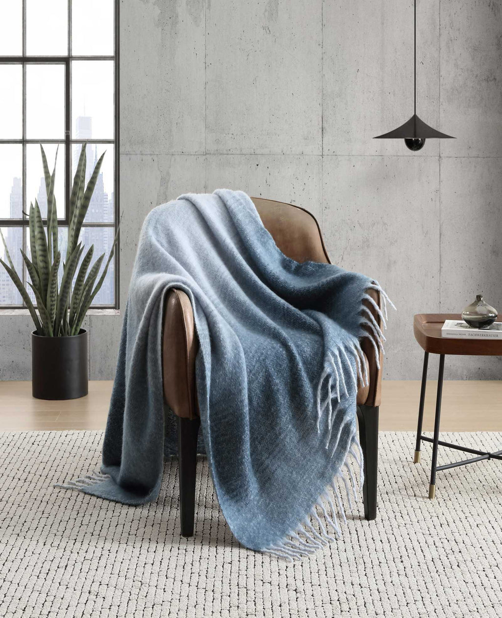 Kenneth Cole - Urban Ombre Throw Blanket Bedding 