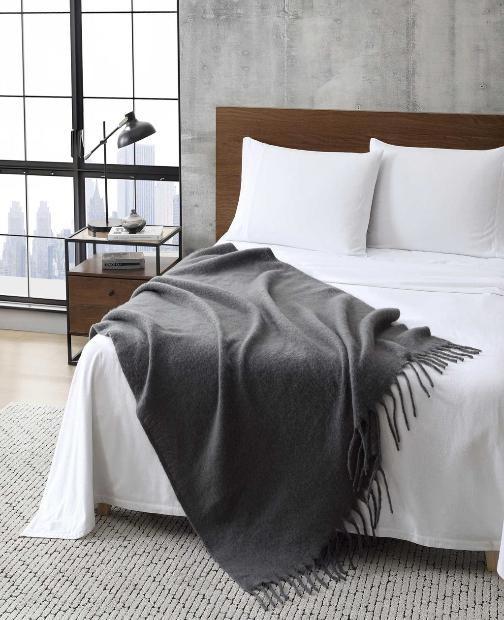 Kenneth Cole - Mohair Throw Blanket Bedding 