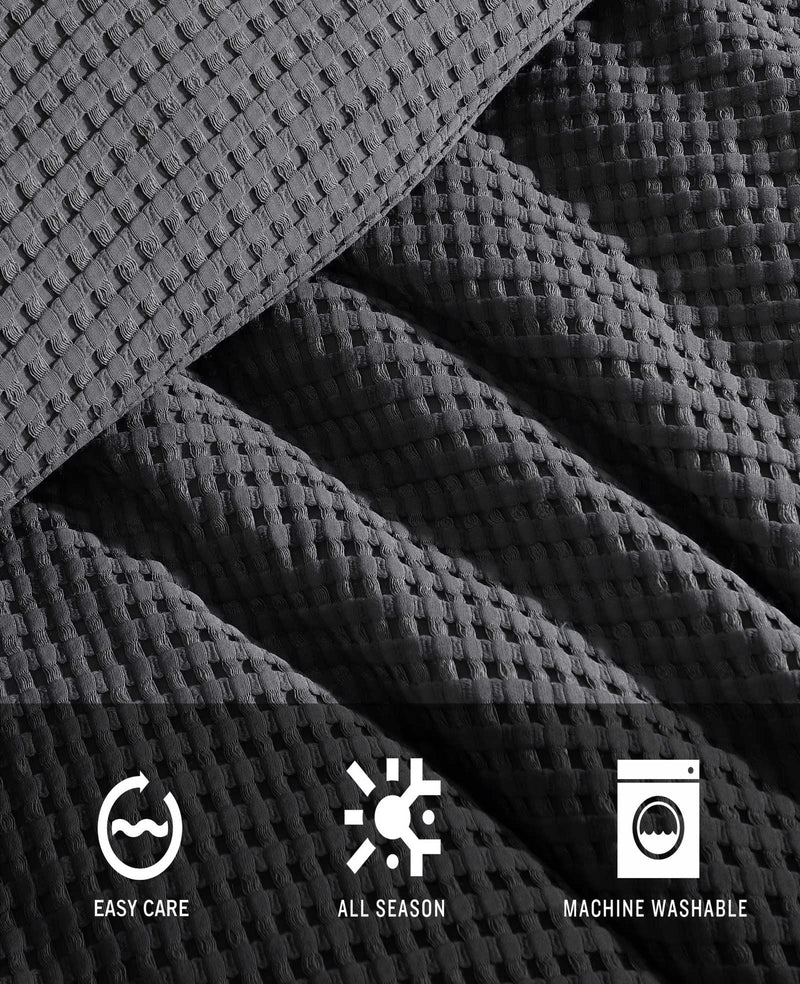 Kenneth Cole - Solid Waffle Duvet Set Bedding