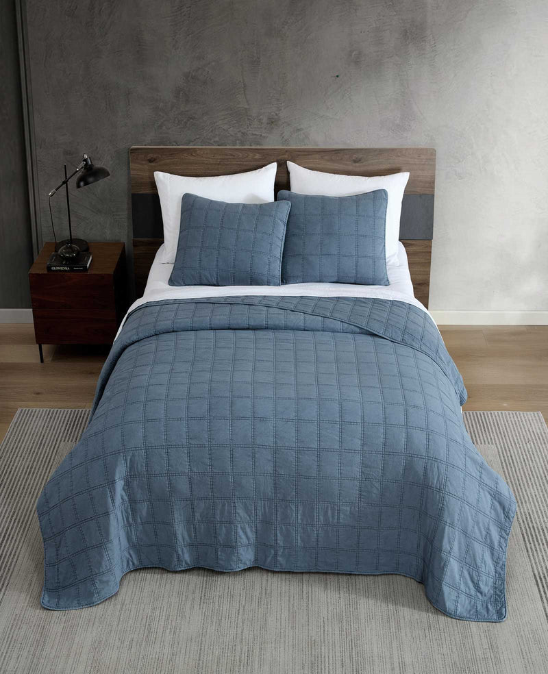 Kenneth Cole - Stonewashed Quilt Set Bedding