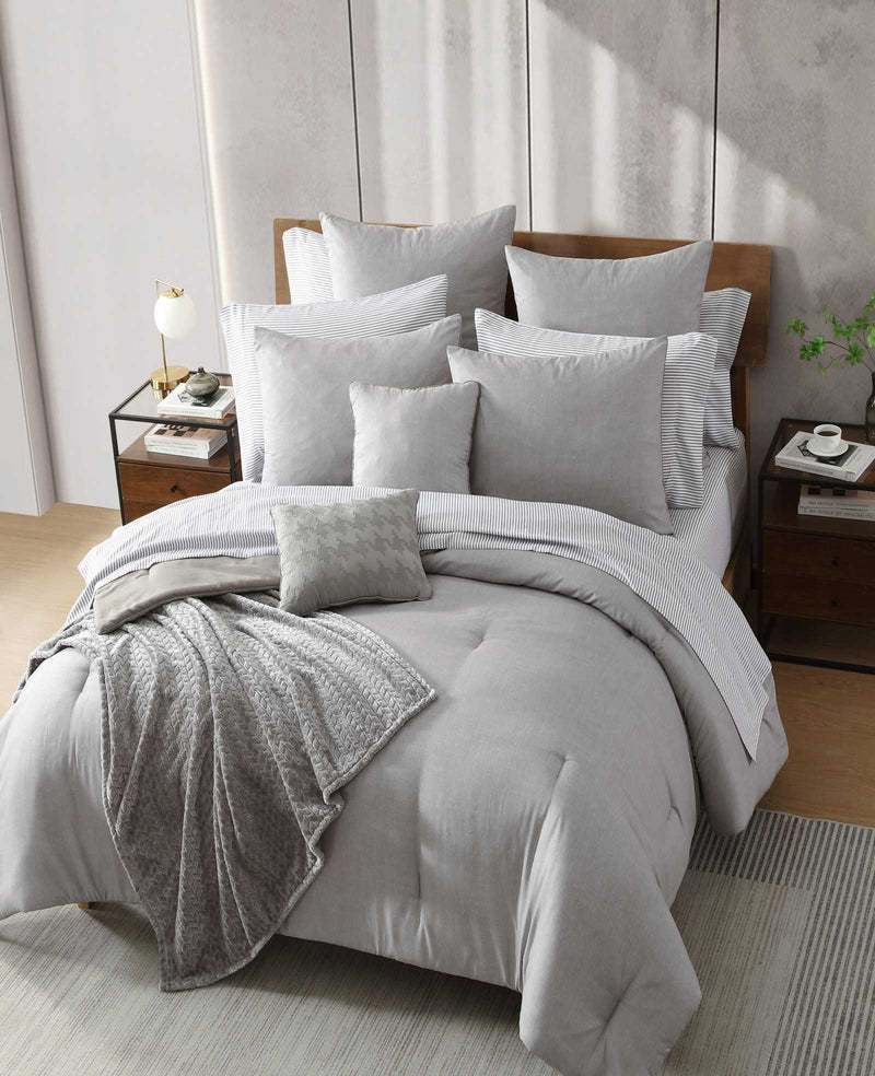 Kenneth Cole - Abstract Texture Comforter Set Bedding