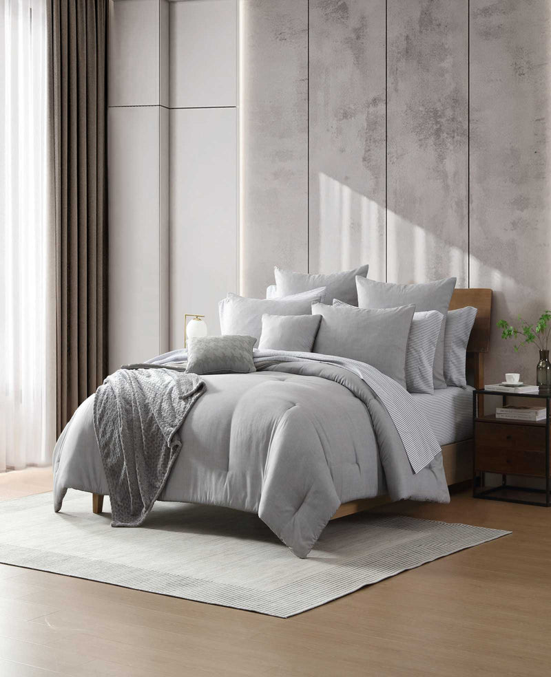 Kenneth Cole - Abstract Texture Comforter Set Bedding