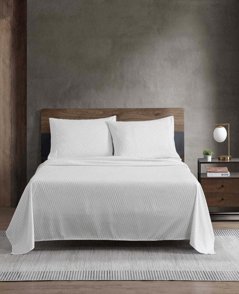Kenneth Cole - Wavy Checker Sheet Set Bedding