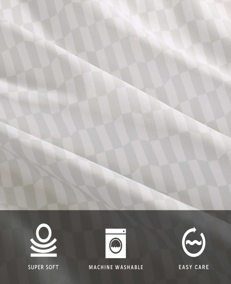 Kenneth Cole - Wavy Checker Sheet Set Bedding