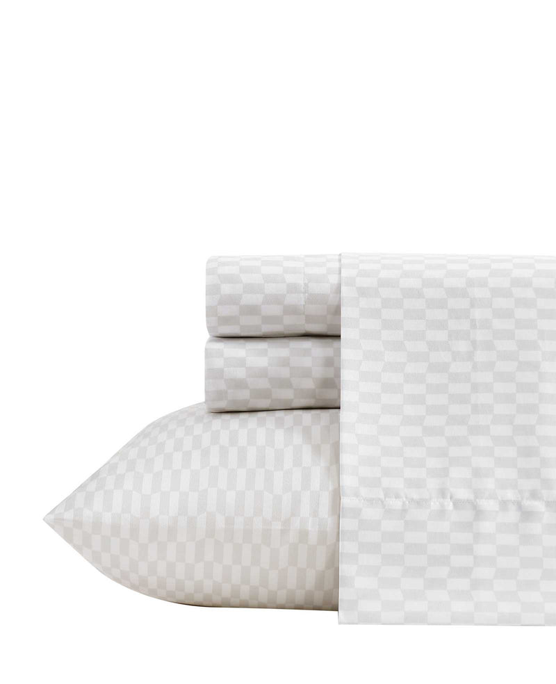 Kenneth Cole - Wavy Checker Sheet Set Bedding
