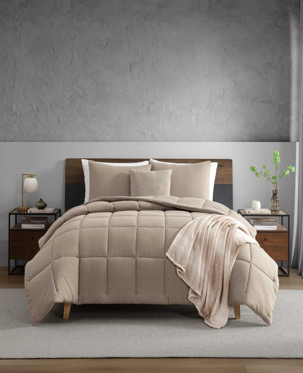 Kenneth Cole - Stonewashed Comforter Set Bedding 