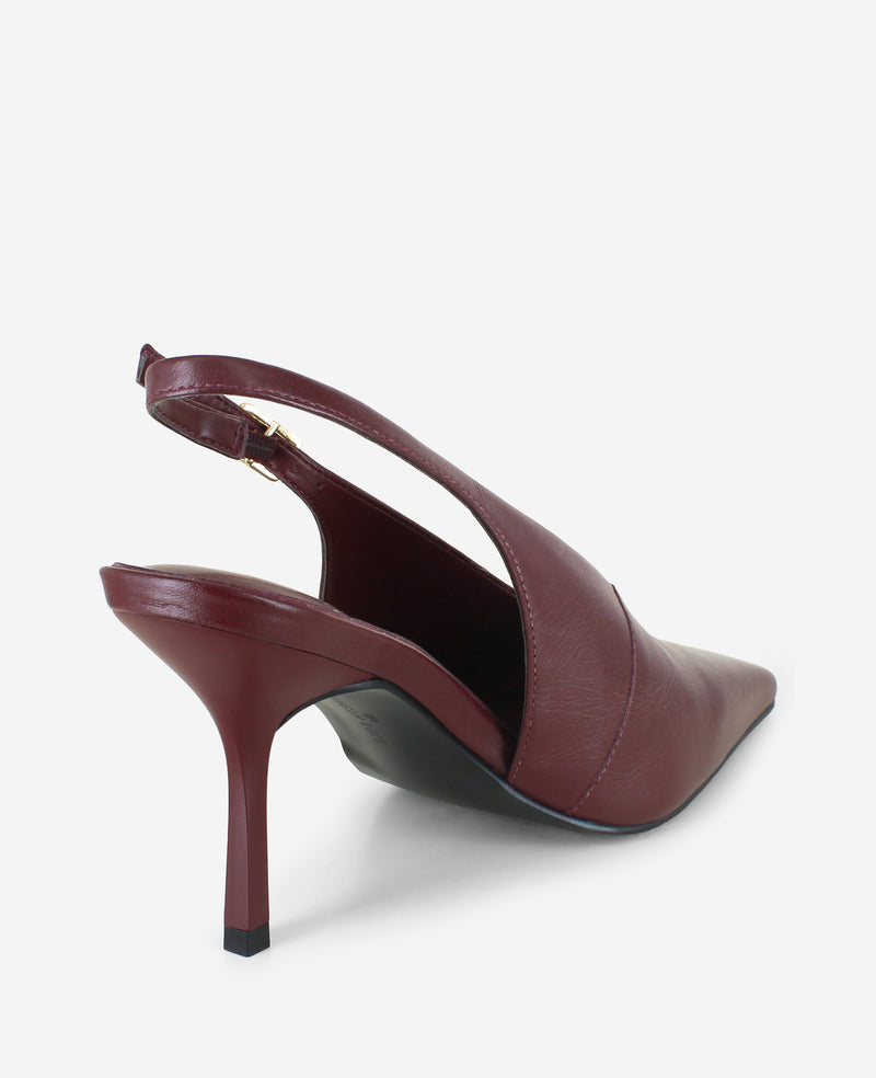 Kenneth Cole - Aerial Leather Slingback Heel WOMENS HEELS for Women
