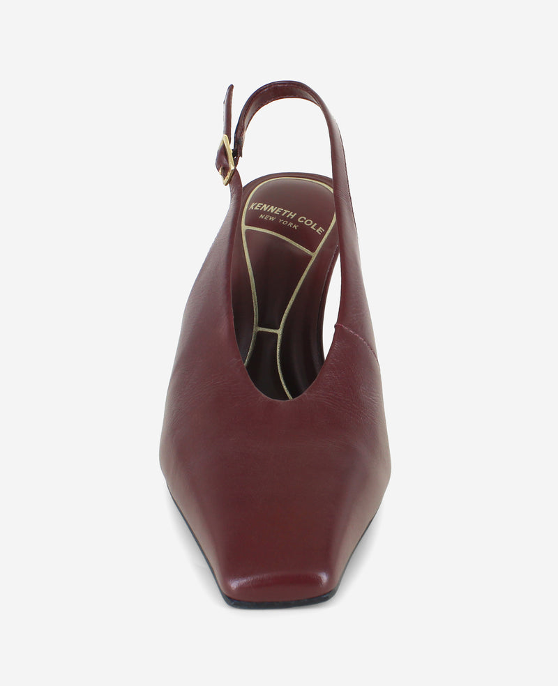 Kenneth Cole - Aerial Leather Slingback Heel WOMENS HEELS for Women
